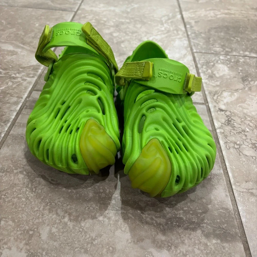 Crocs Pollex Clog Salehe Bembury Crocodile Green Mens 6 Womens 8 207393-3OT